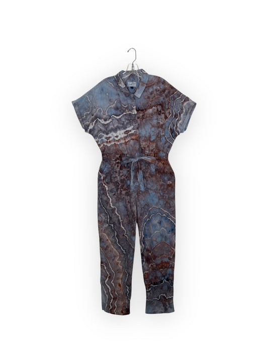 Linen Blend Boilersuit (Size 12)