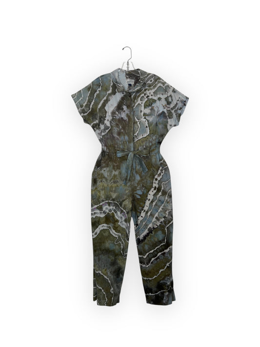 Linen Blend Boilersuit (Size 8)