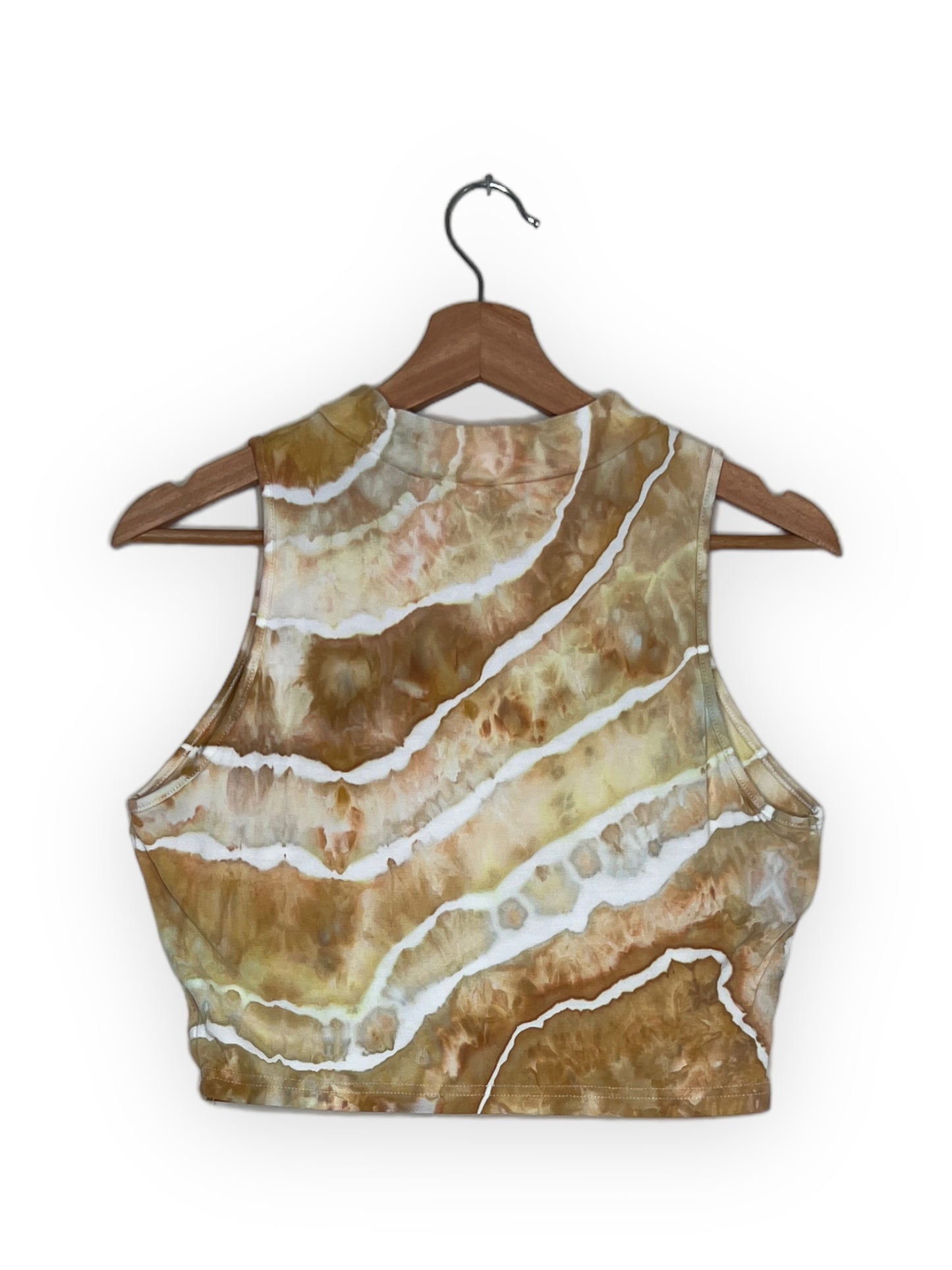 Cropped Mock Neck Tank - Sandstone (XXL)