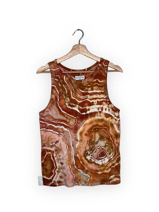 Red Rocks High Neck Ribbed Tank (XXL)