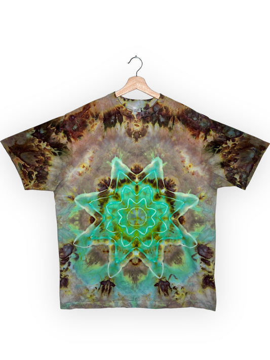 Minty Melt Ronstar Mandala T-Shirt (XL)