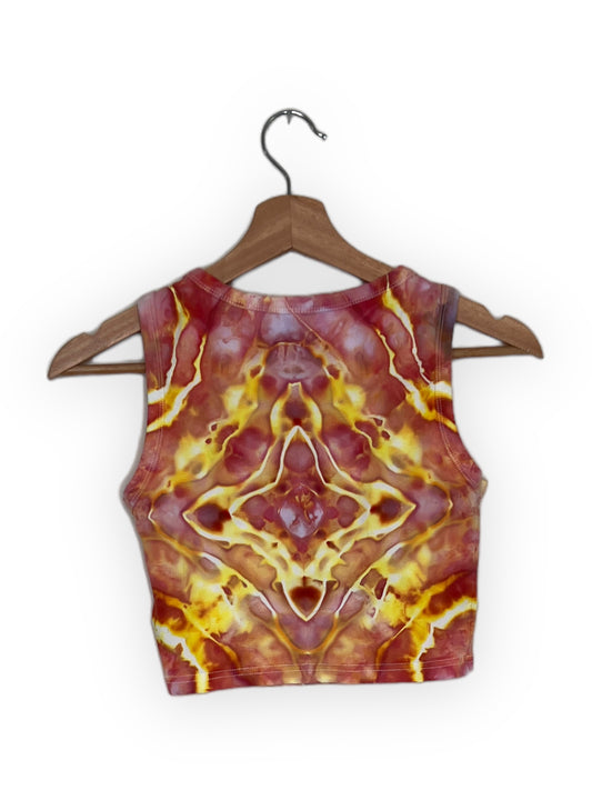 Fire Diamond Sleeveless Crop (XS)