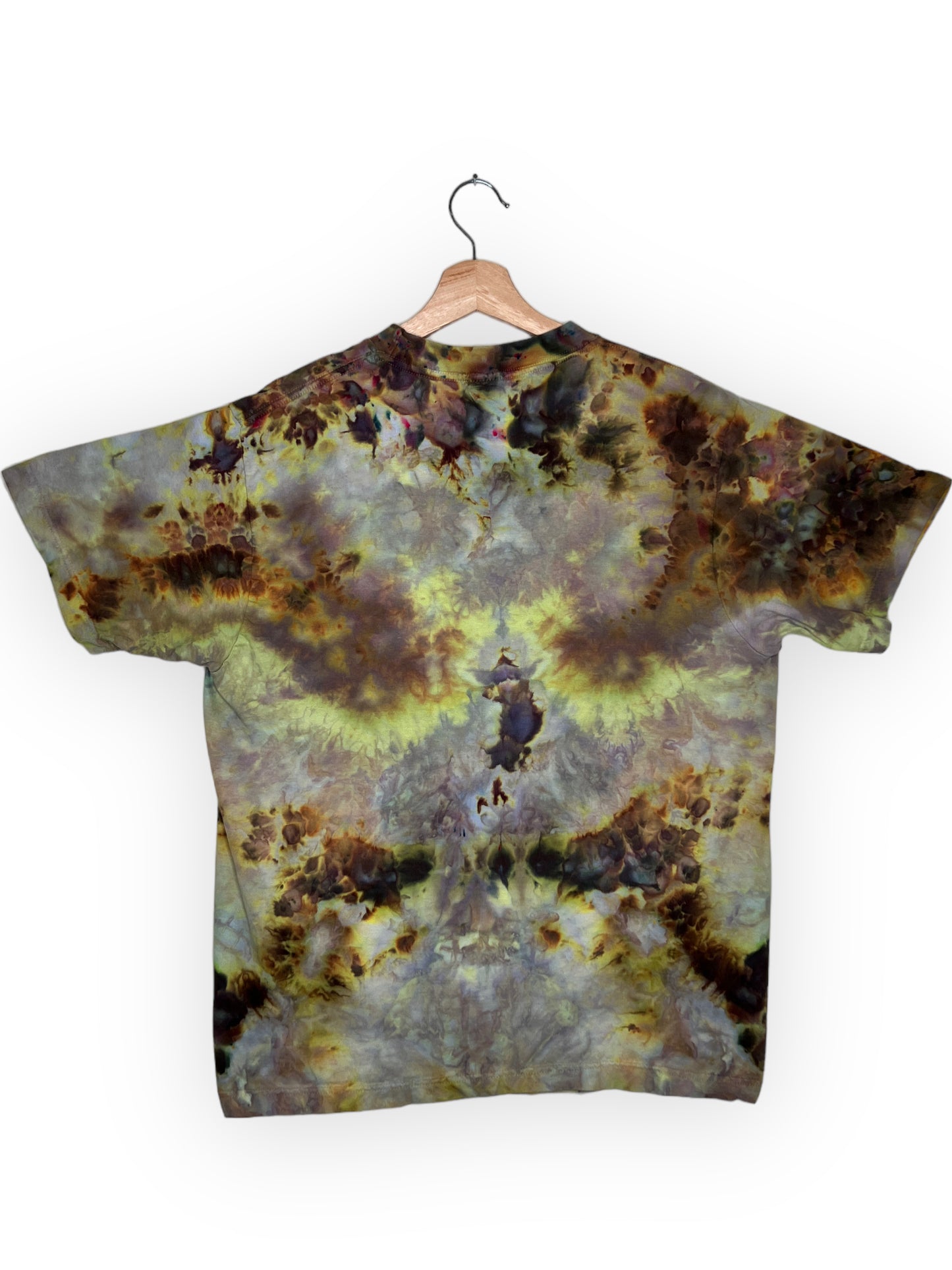 Purple and Green Ronstar Mandala T-Shirt (Medium)