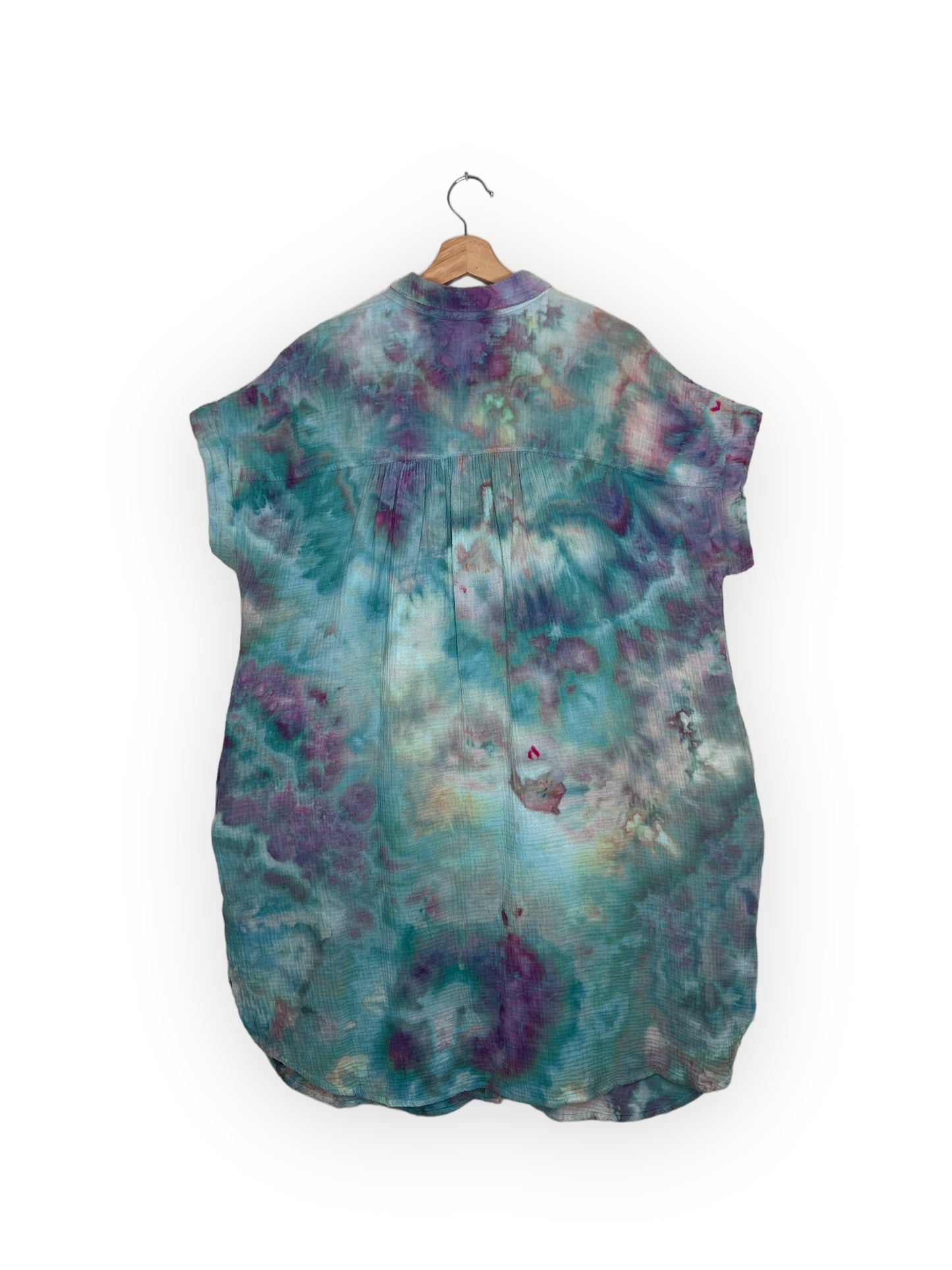 Cotton Gauze Shift Dress (L)