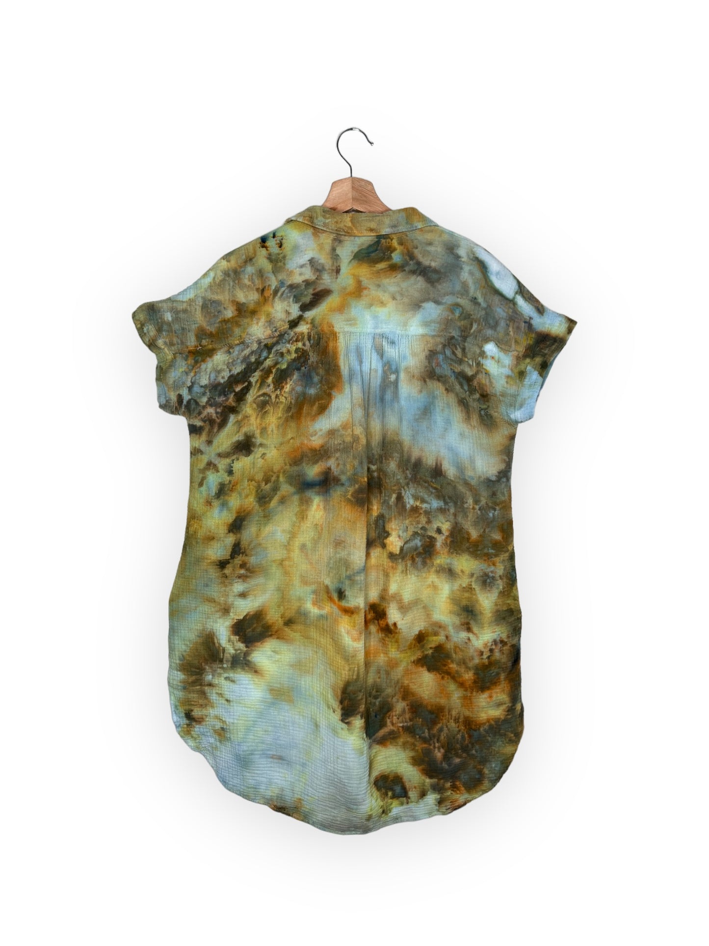 Cotton Gauze Shift Dress (S)