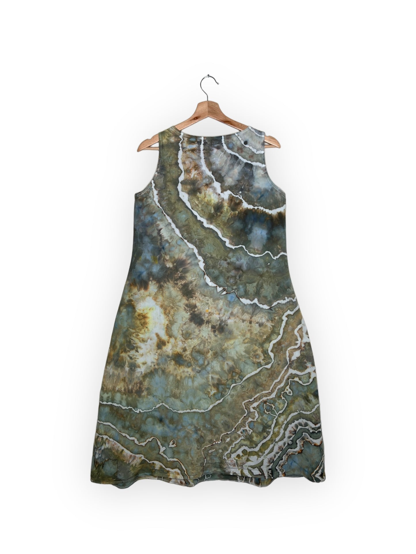 Sleeveless Pocket Midi Dress (M)