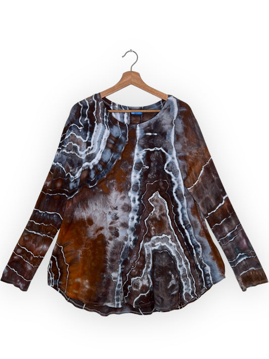 Long Sleeve Rayon Shirt (2X)