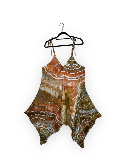 Linen Harem Jumpsuit (One Size - Fits S-XL)