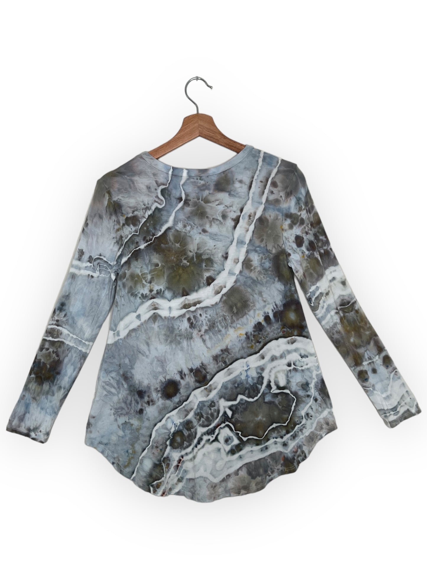 Long Sleeve Rayon Shirt (M)