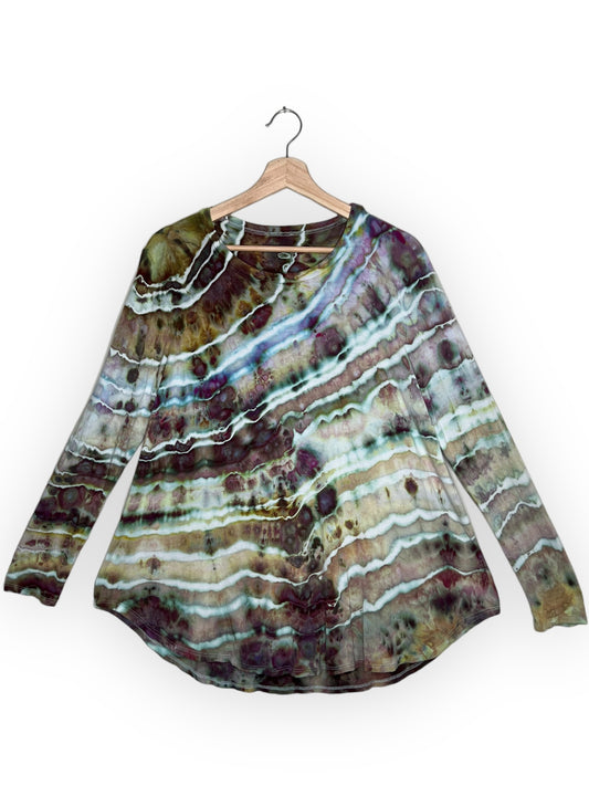 Long Sleeve Rayon Shirt (L)