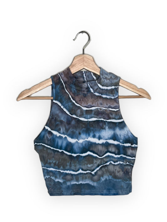 Cropped Mock Neck Tank (Small)