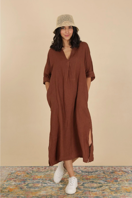 Linen Caftan (One Size)