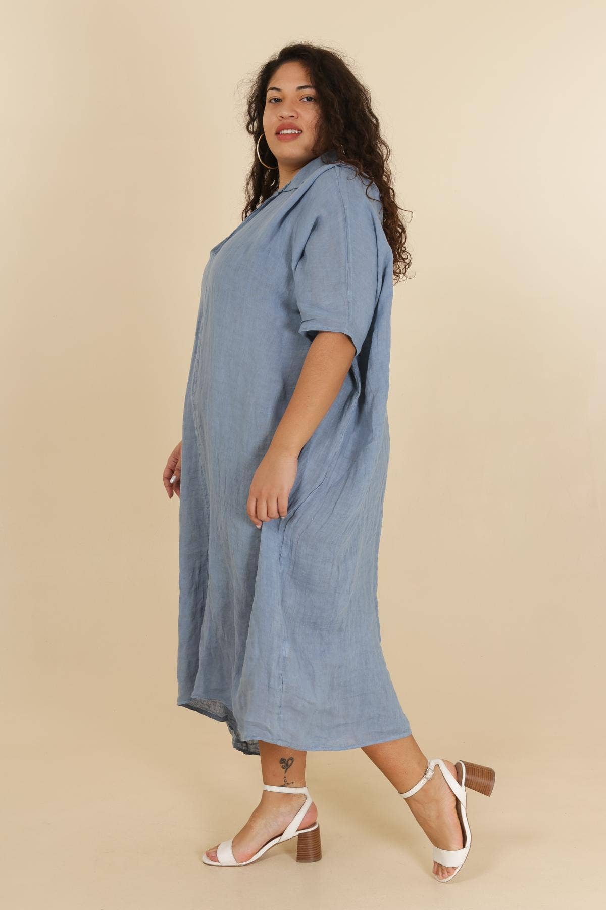 Linen Caftan (One Size)