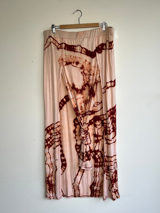 Peekaboo Rayon Maxi Skirt (2X)