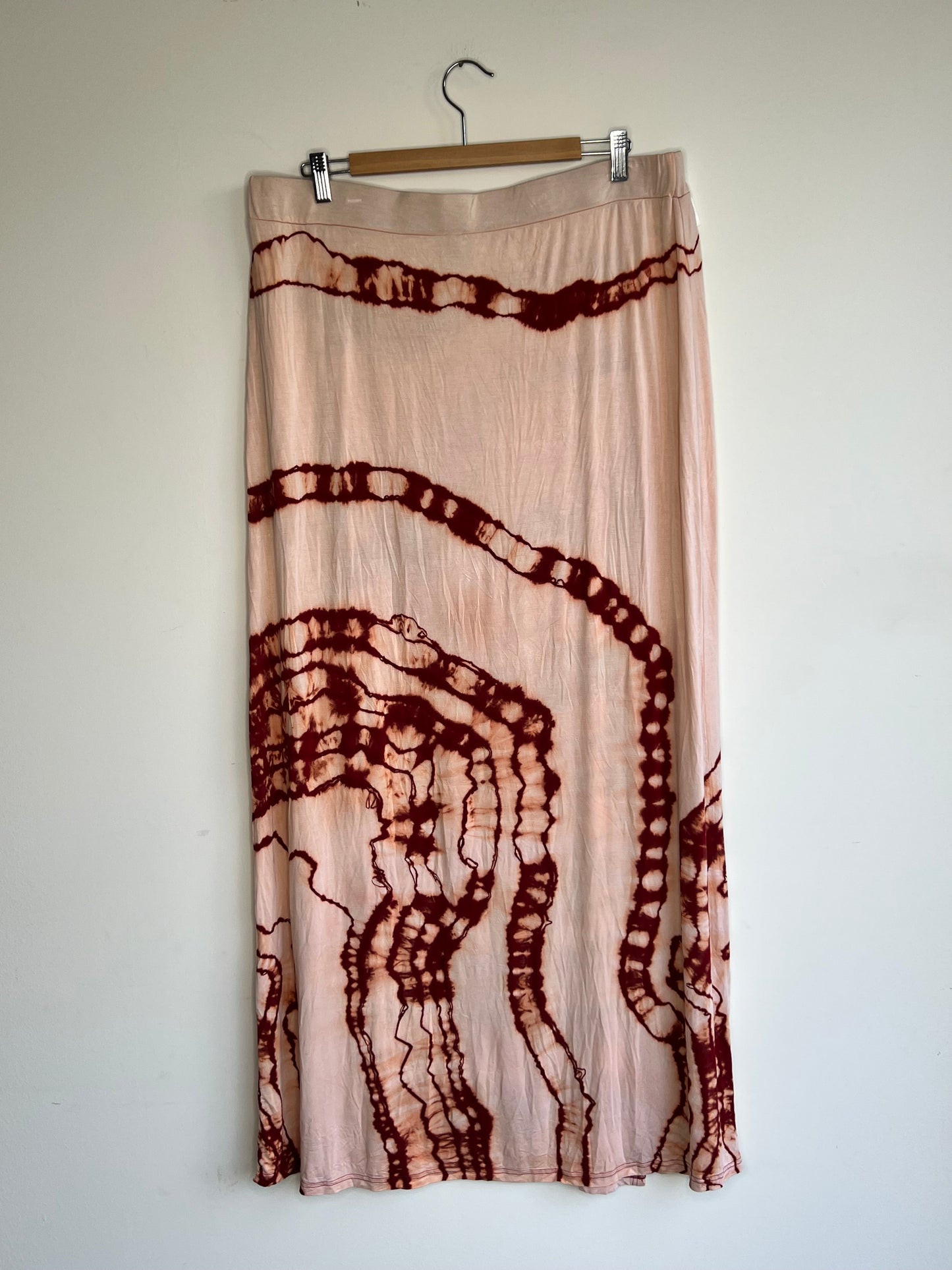 Peekaboo Rayon Maxi Skirt (2X)