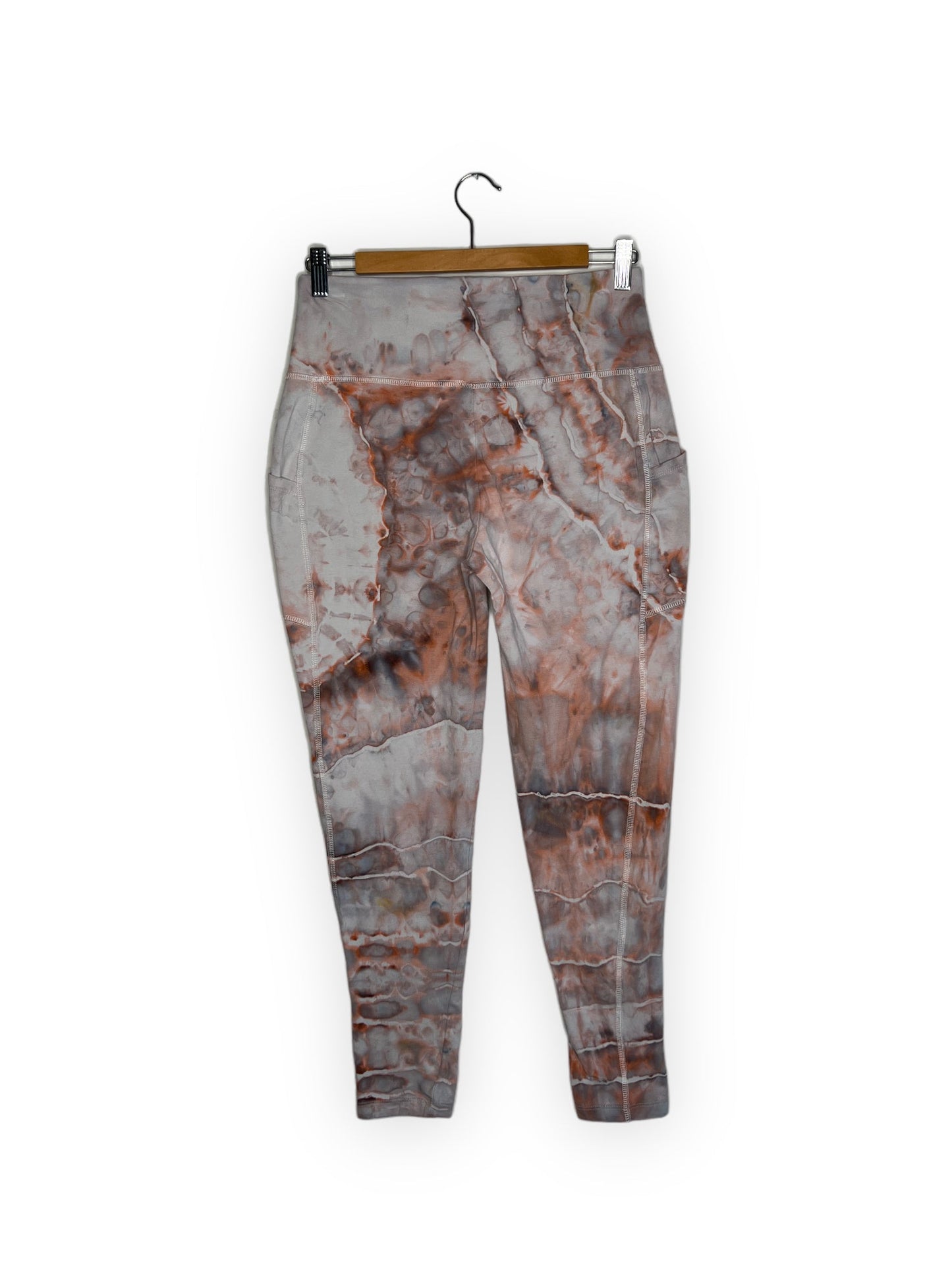 Cotton Compression Yoga Leggings with Pockets - Angel Nebula (XL)