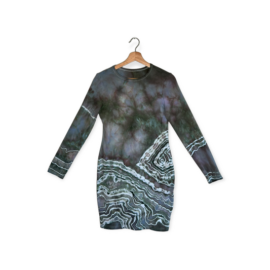 Long-Sleeve Bodycon Mini - Purple Sage (XL)