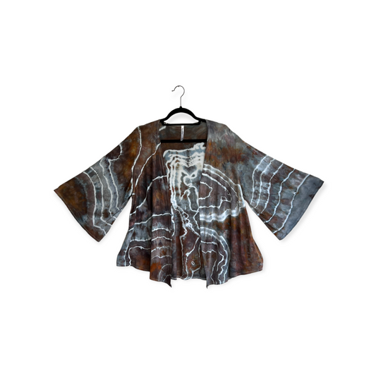 Kimono Cardigan - Iron Oxide (S)