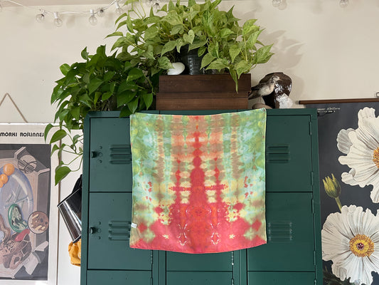 100% Silk Scarf - Pillars (22”x22”)