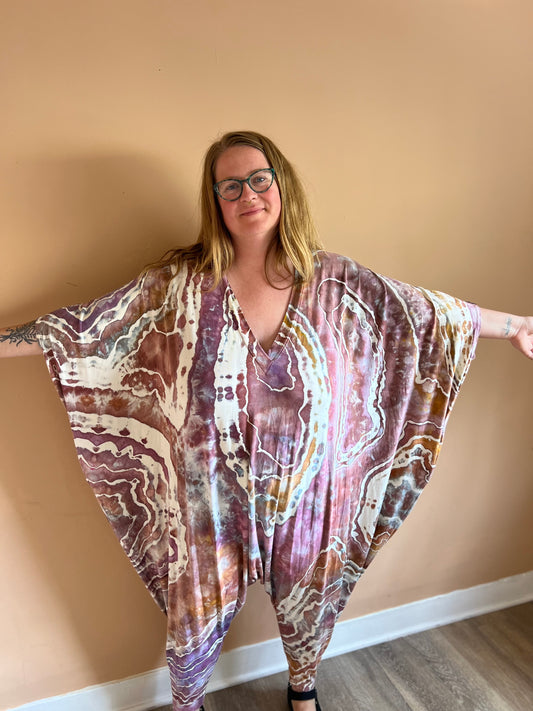 Biddell Playsuit - Plum Stone ("Small" - 5’4” to 5’8”)