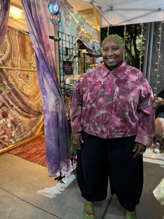 Cropped Canvas Jacket (4XL)