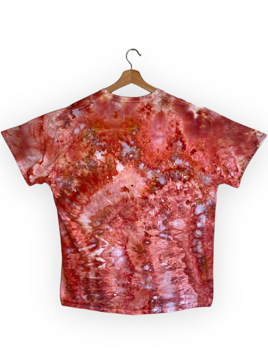 Terracotta Peach Watercolor T-Shirt (XXL)
