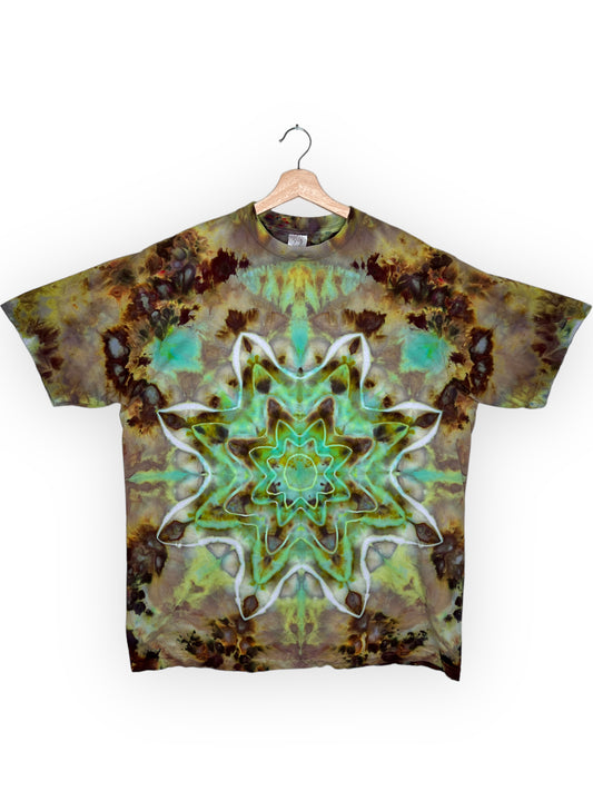 Hazy Green Ronstar Mandala T-Shirt (XL)