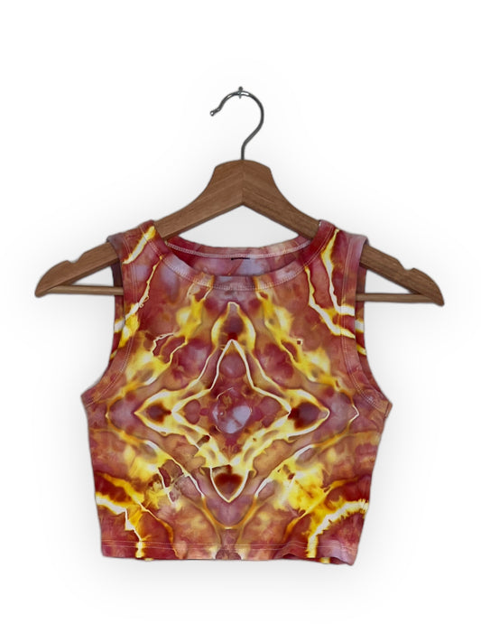 Fire Diamond Sleeveless Crop (XS)
