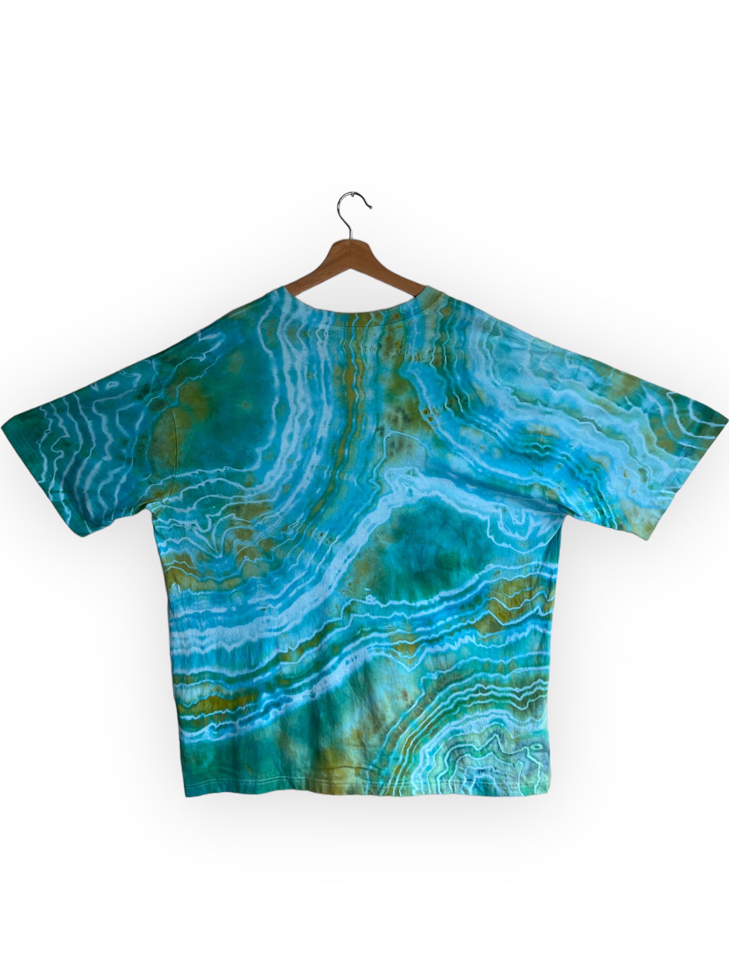 Caribbean Waters Pocket Geode T-Shirt (XL)
