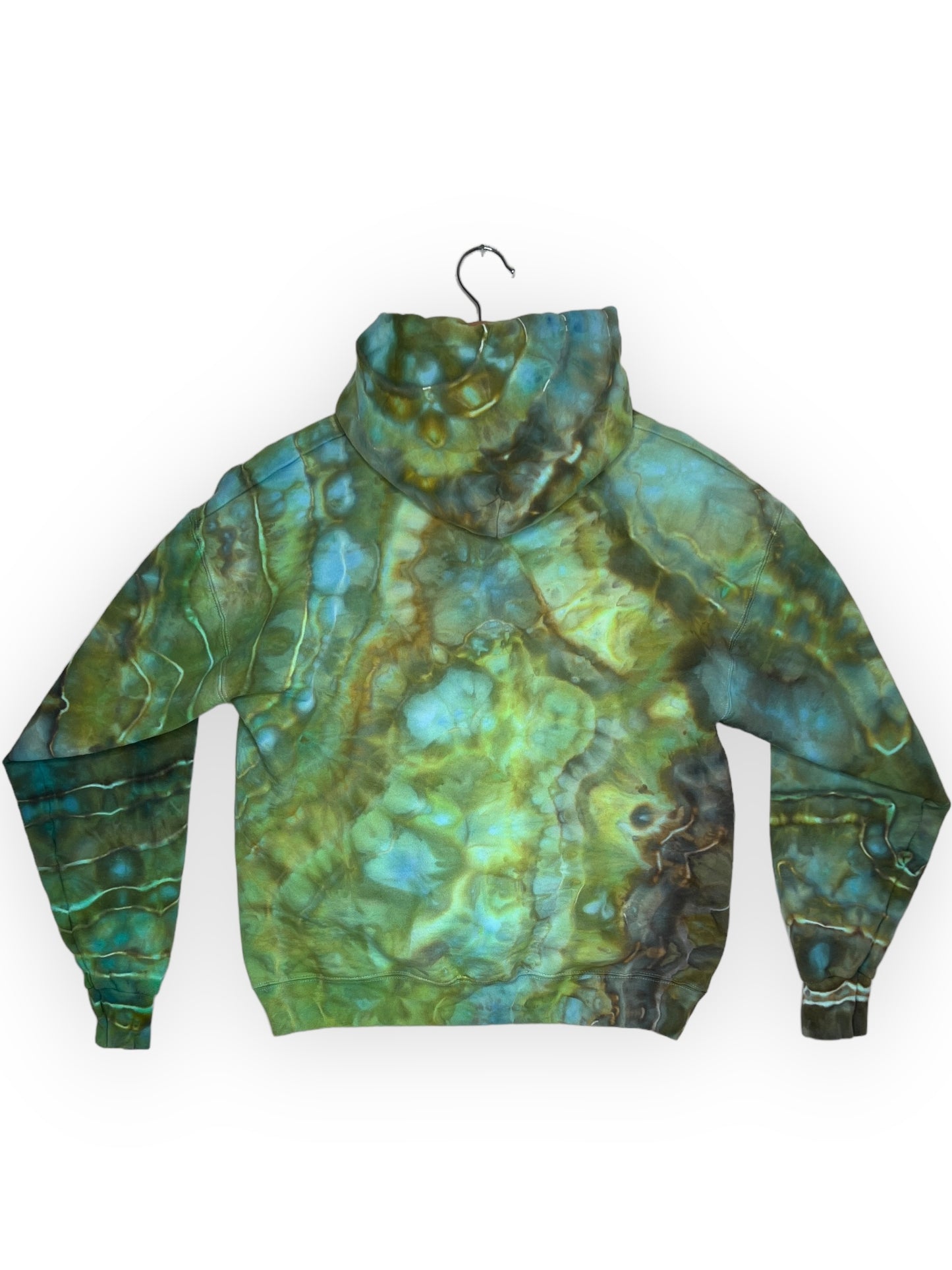 Teal Green Hooded Sweatshirt (Medium)