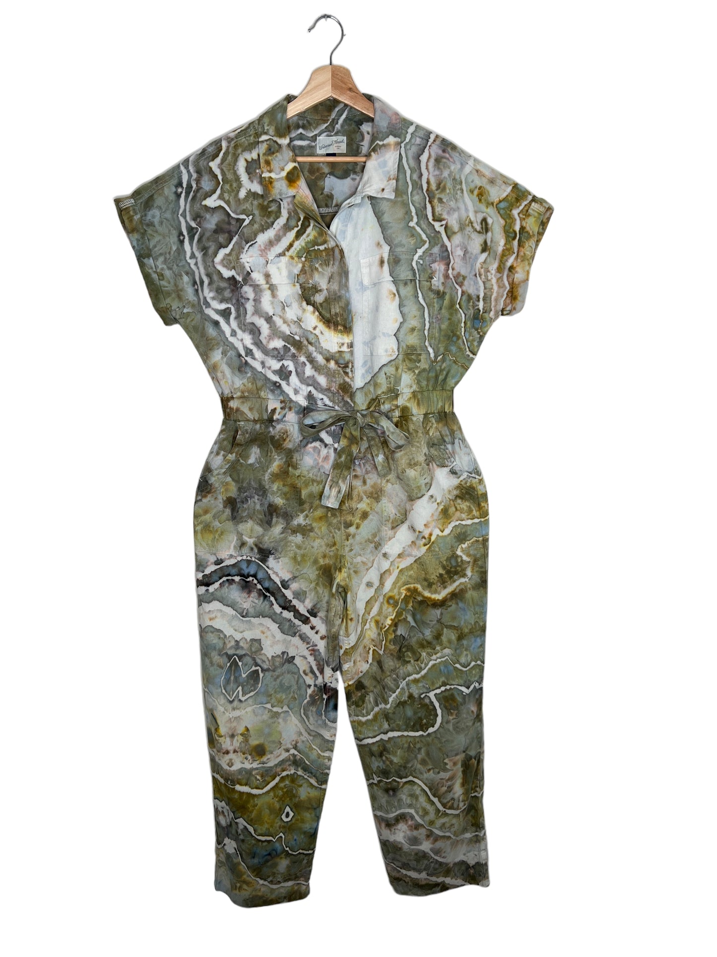 Linen Blend Boilersuit (Size 12)