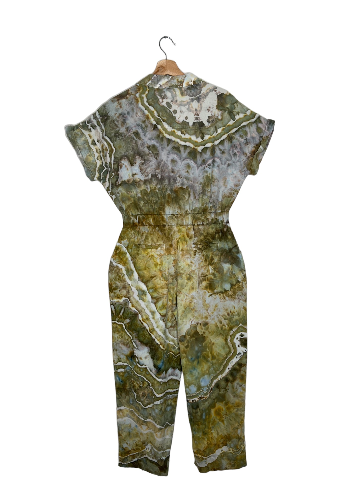 Linen Blend Boilersuit (Size 10)