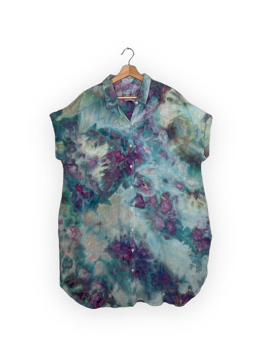 Cotton Gauze Shift Dress (XL)