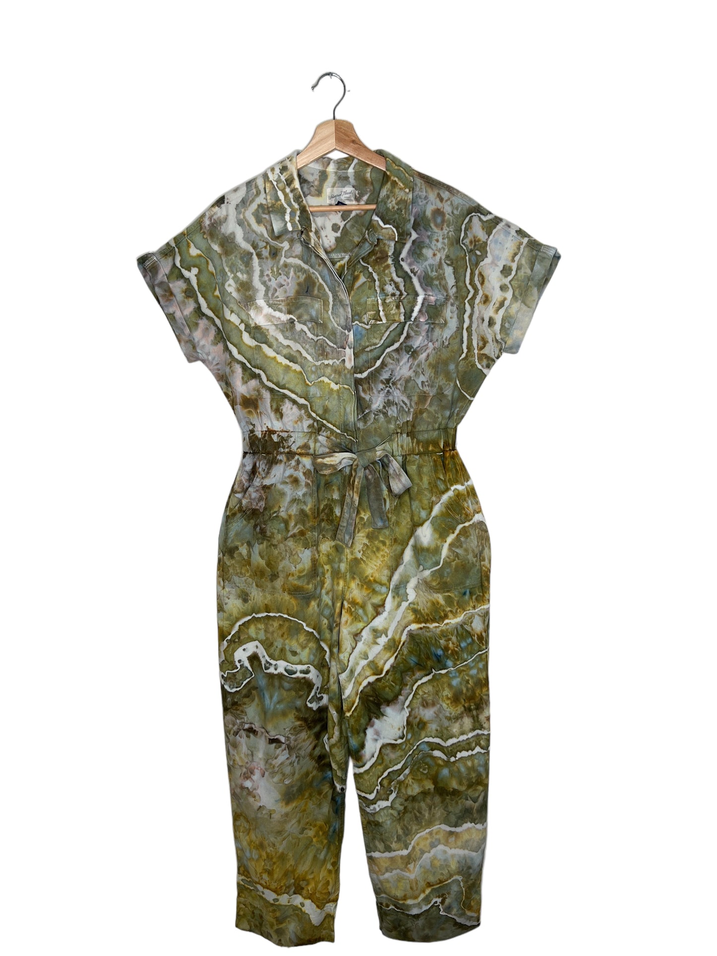 Linen Blend Boilersuit (Size 10)