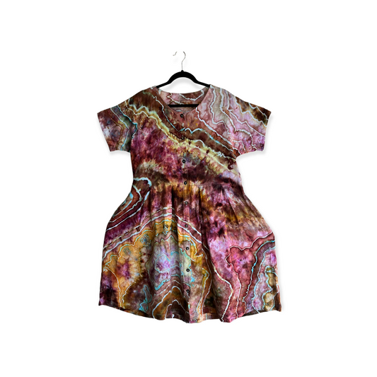 European Flax Linen Dress (M/L)