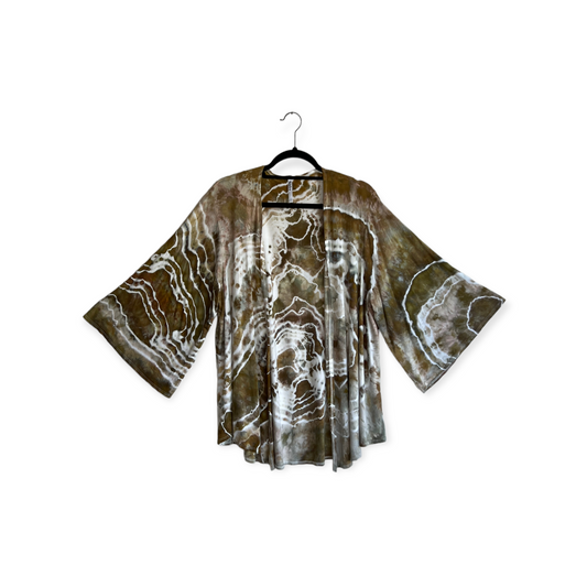 Kimono Cardigan - Burnished Sage (L)