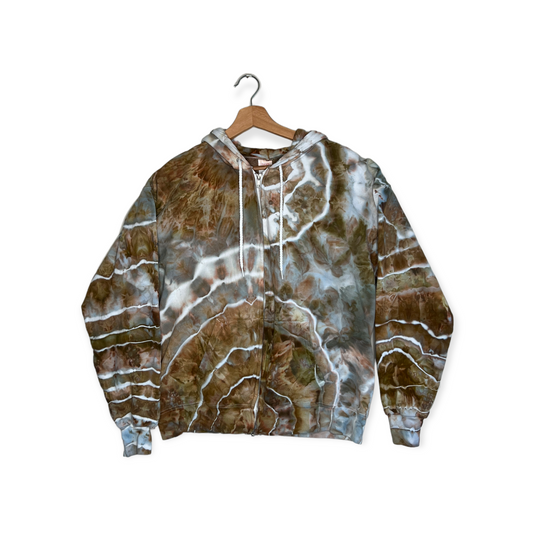 Zip Up Hoodie - Hippie Camo (M)