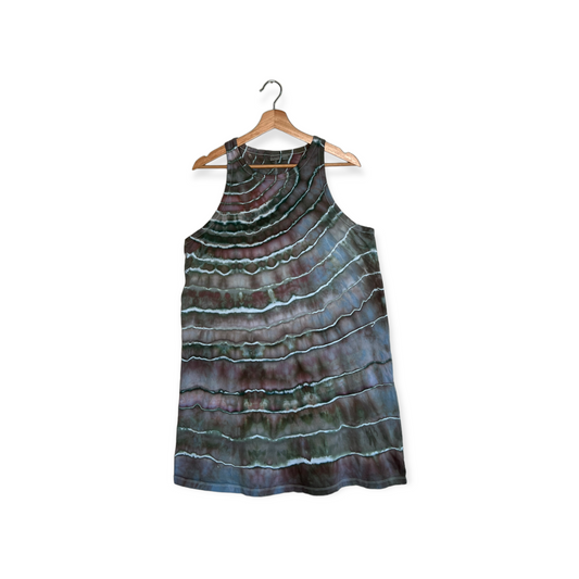 Sleeveless Tank Dress - Nickel Gray (L)