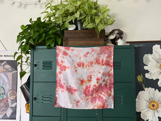100% Silk Scarf - Terracotta Dreams (22”x22”)